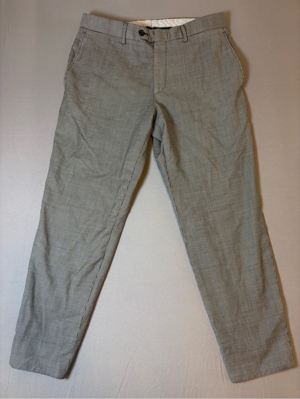 Men's Vitale Barberis Canonico Dress Pants Cropped Size 32 100% Wool